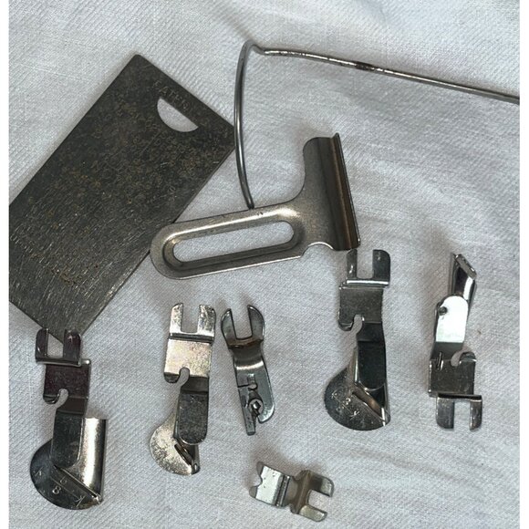 Greist Sewing Attachments Boxes Misc Pieces Singer YDK Foot Control YC-482 Japan - Picture 14 of 16